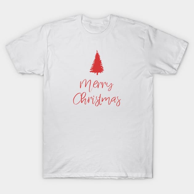 Merry Christmas Xmas Tree Decoration Holiday Design T-Shirt by EquilibriumArt